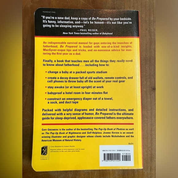 Book: Be Prepared: A Practical Handbook for New Dads by Gary Greenberg & Jeannie - Picture 2 of 9